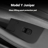 CTmods® Door Window Control Panel Cover & Door Lock Switch Button Trim Accessories Compatible with Model Y Juniper